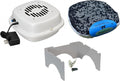 Product Bundle A - Purrified Air Litter Box Air Purifier with Extra Filter Media Pack & Versatile Wall & Table Bracket - Effective Odor Control for Cat, Ferret & RV