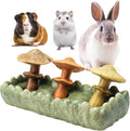 TEEWY Guinea Pig Chew Toys, Prevent Teeth Overgrowth, Natural Timothy Grass & Vegetables, Hamster Chew Toys, Guinea Pig 