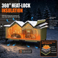 Heated Outdoor Cat House for Outside Weatherproof Cat Shelter