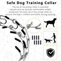 Adjustable Dog Collar, Large Pinch Collar for Dogs, 3.5mm, 19.6-Inch