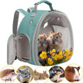 The Small Animal Carrier Backpack with Reptile Hammock Set for Bearded Dragon,Guinea Pig