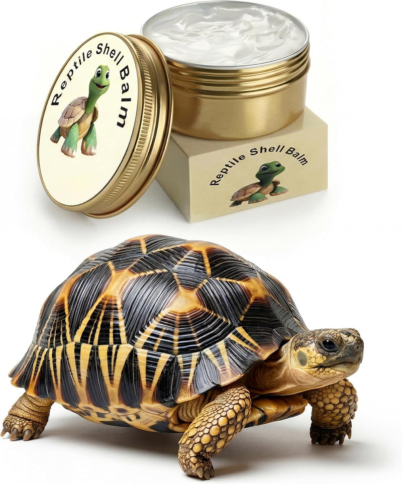2.7 Oz Tortoise Shell Balm Ointment for Sulcata, Russian & Hermann – Shell Conditioner Cream for Dry, Dull Scutes – Rept