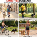 Hands Free Dog Leash, 240LB Heavy Duty Retractable with Fanny Pack