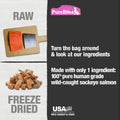 PureBites Salmon Freeze Dried Dog Treats, 1 Ingredient, Made in USA, 9.5oz
