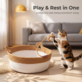 Cat Bed Instinct Basket, Stimuli Handwoven Basket for Cats