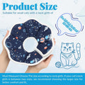 Cat Cone Collar Adjustable, Protective Recovery Collar Soft, Cat Cone Neck Prevent Licking Wound After Surgery, Pet Neck Cone for Kitten Cats (S)