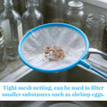 12 Pcs Aquarium Fish Net Cleaner Fish Tank Small Aquarium Nets Mini Cleaner Nets High Density Fishes Fine Tank Filter Ne