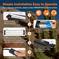 T5 10.0 UVB Reptile Light Fixture Combo Kit 24W 22'', with UV Sensor Card