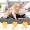 Absorbent Dog Door Mat for Muddy Paws, 72" x 24" Chenille Indoor Mats for Entryway, Trap Dirt Front Door Mat Indoor Entr