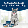 Blue Buffalo Tastefuls Wet Cat Food Paté Variety Pack (Chicken, Salmon, Ocean Fish & Tuna) for Adult Cats, Made with Natural Ingredients, 3-oz. Each (12 Cans)