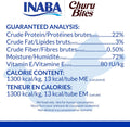 INABA Churu Bites for Cats, Soft/Chewy Baked Chicken Wrapped Churu Filled Cat Treats with Vitamin E, 0.35 Ounces per Tube, 24 Tubes Total (3 Tubes per Pack), Chicken Recipe