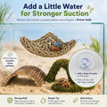 HERCCOCCI Hermit Crab Accessories, Hermit Crab Toys Flexible Climbing Bridge Reptile Hammock Habitat Decor for Hermit Cr