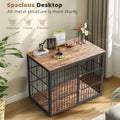 Lyromix 48'' XXL Dog Crate Furniture with 3 Doors,Wooden Crate End Table Heavy Duty Indoor Combination Cage for Medium to Large Dogs, Multiple Units Can be Combined