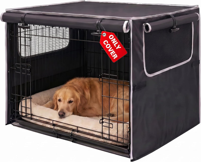 Heavy Duty 30in Dog Crate Cover, Insulated & Chew Proof