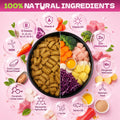Taurine for Cats - 18 in 1 Cat Vitamins for Indoor Cats, Daily Cat Multivitamin Chews with Omega-3, Chondroitin, Glucosa