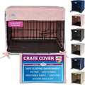 Pet Dreams Dog Crate Cover, Pink, X Small, 18"