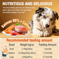 Packsy 100g/3.52oz Dehydrated Salmon&Carrot Dog Sticks,Natural Freeze-Dried Salmon Sticks for Dogs,High Protein,Grain-Free,Gluten-Free,Healthy Snack for All Breeds&Sizes