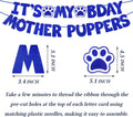 STMK Dog Birthday Decorations, Multi Sizes Dog Birthday Hat with Numbers Bandana Bow Tie It’s My Bday Mother Puppers Banner for Small Medium Dogs Pets (Blue, Small)