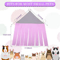 Shappy 2 Pcs Guinea Pig Hideout Hideaway Cage Hammock, Pink Heart