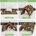 Bienbee Guinea Pig Tunnel, Guinea Pig Hideout, Washable Rabbit Tunnel and Bunny House, Rabbit Toys in Cages for Guinea P