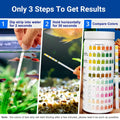11 in 1 Aquarium Test Strips Kit | Aquarium Ammonia Test Strips | 150 Strips | Quick Accurate Freshwater&Saltwater Fish 
