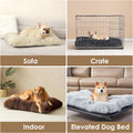 EHEYCIGA Fluffy Dog Crate Bed, Plush Extra Large Dog Pillow