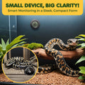 SunGrow Reptile Thermometer with Hygrometer with Digital Display, Accurate Temperature, Humidity Gauge for Snake and Liz