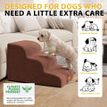 Dog Stairs for Small Dogs, 3-Step Non-Slip Foam Pet Steps for Couch Bed