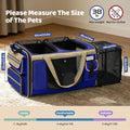 Expandable Extra Large Cat Carrier for 2 Cats with Litter Box for Kitten, Large Cat Small Dog Pet - Collapsible Double C