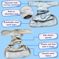 Bearded Dragon Diaper Accessories with Reusable Pad, Adjustable Wearable for Short Handling and Travel, Bearded Dragon A