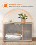 Feandrea Cat Litter Box Enclosure, End Table, 31.5 x 20.9 x 19.7 Inches
