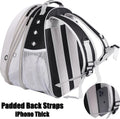 Front Expandable Large Cat Backpack Carrier, Fit up to 18 lbs, Space Capsule Bubble Window Pet Carrier Backpack for Large Fat Cat and Small Puppy