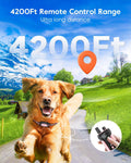 SLOPEHILL Dog Shock Collar,4200FT Dog Training Collar with Remote