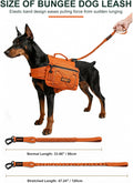 Tactical Dog Backpack for Medium Large Dogs, Reflective Pack Harness with Storage, Poop Bag Pocket, Includes Free Anti-P
