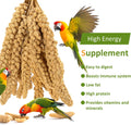 HATORTOP Spray Millet for Birds 5LB - All Natural Sun-Dried Healthy Treat, Millet Spray for Parakeets, Parrots, Lovebirds, Cockatiels Food, 100% Non-GMO High Protein Fresh Bird Seed