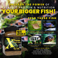 Xtreme Big Fella 3mm Pellets - Large Cichlid & Community Fish Food (20oz)