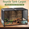 ZeeDix 10 Pcs Reptile Carpet 12x12 Inch Coconut Fiber Mat for Tank Bedding