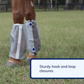 SmartEquine Deluxe Relaxed Fit Fly Boots for Horses, Pair (2), Horse Size