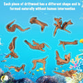 Suzile 20 Pcs Driftwood for Aquarium Fishtank Reptile Tank Craft Terrarium