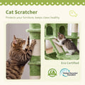 Heybly Cat Tree, 71-Inch-Tall Tower for Indoor Cats with 2 Perches HCT034GR