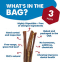 Best Bully Sticks Braided Bully Sticks Dog Chews, 12", 3 Count