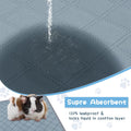 6 Packs Washable Guinea Pig Cage Liners, Waterproof Guinea Pig Pee Pads Reusable Absorbent Bedding Anti Slip Mats for Sm