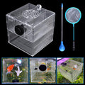 Magnetic Fish Breeder Box for Isolation Boxes Acclimation Hatchery breeding Incubator for Guppy Baby Betta Shrimp Saltwa