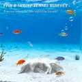 LIYAOLI Aquarium Ornaments Cave Tunnel with Viewing Ports | Fish Tank Decoration Hideout for Pleco, Shrimp & Corydoras |