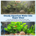 hygger 11W Aquarium U-V Light with Timer, 360° Protective Shield Clean Lamp for Green Water & Algae, Amphibian Small U-V