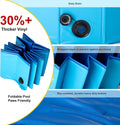 Foldable Dog Pool, Collapsible Dog Swimming Pool 32''