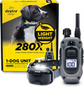 Dogtra 280X E-Collar with Remote [New Edition] 10 lbs+, 1/2 Mile Range, LED Light, 100 Levels of Precise Control for Stu