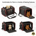 EliteField Soft-Sided Pet Carrier (3-Year Warranty, Airline Approved), Foldable Travel Bag with Removable Fleece Bed for Dogs, Cats & Small Pets, Scratch-Resistant Mesh