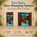 Fernwood New Zealand Tree Fern Orchid Mounting Board - 2 Pack - Size 12x6x1