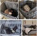 JWShang Rat Hammock for Cage, Chew Proof Hanging Basket Bed with Sturdy Hooks, Pet Cage Accessories, Safe Cozy Small Ani